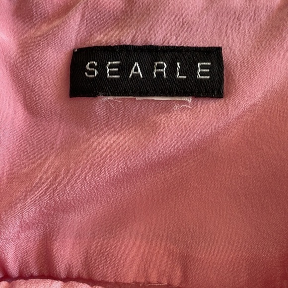 Searle Pink Tiered Ruffle Silk Mini Skirt - Picture 6 of 9